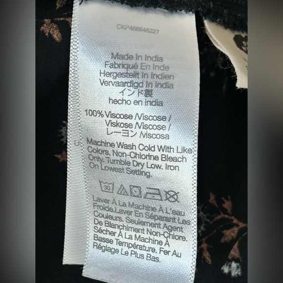 Madewell Black Floral Mini Dress - Picture 8 of 11